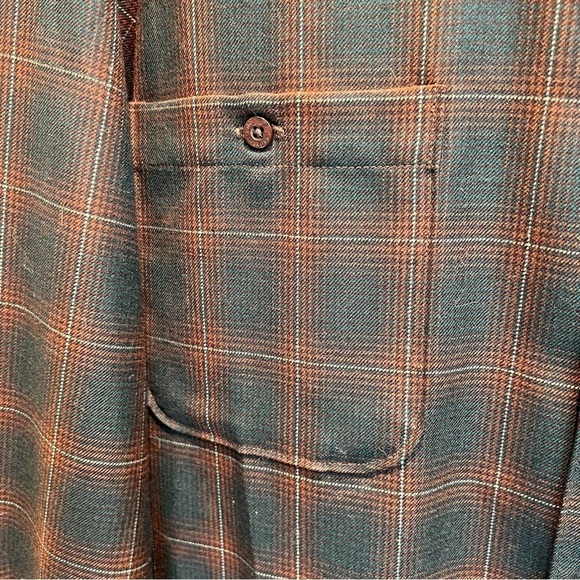 NWOT PENDLETON ZEPHYR 100% Wool Button Down Shirt w/Long Sleeves. Size Medium - Picture 7 of 7